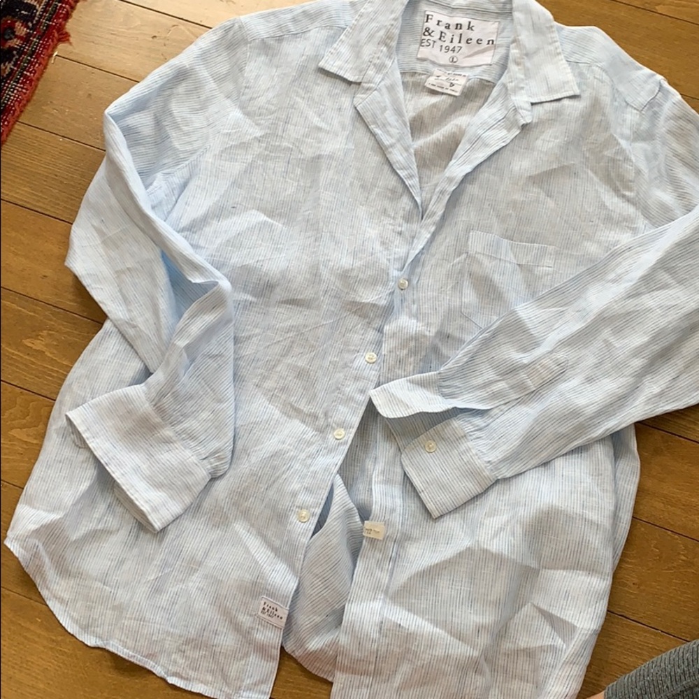 Button down linen shirt